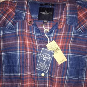 American Eagle woman’s boyfriend fit flannel